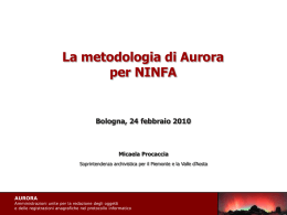 Da Aurora a Ninfa - Università degli Studi di Padova