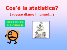 Cos`&egrave; la Statistica? Dott. Piero Angori (PPT 571 Kb)