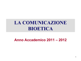 La comunicazione biomedica