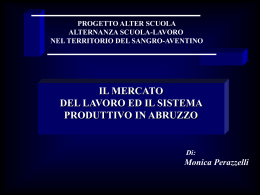 Mercato del Lavoro e Sistema produttivo in Abruzzo