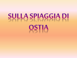 Sulla spiaggia di Ostia