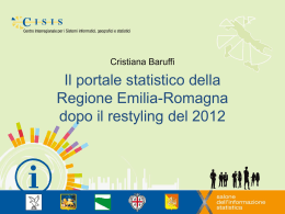 Il portale statistico della Regione Emilia