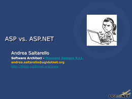 ASP vs. ASP.NET