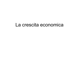 La crescita economica