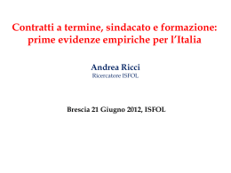 Ricci_Contratti a termine