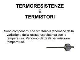 13 - Termoresistenze e termistori