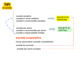 societ&agrave; cooperative