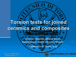 Torsion Test - Politecnico di Torino