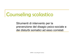 Il counseling scolastico