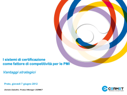 Slide Gabellini - Camera di Commercio di Prato