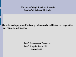 le caratteristiche degli sportivi