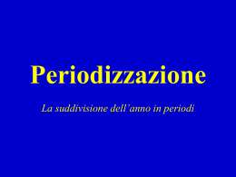 Periodizzazione
