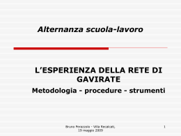 la ricerca-azione 2006 &ndash; `07 - isis "e. stein" gavirate vais01200q