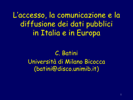 Slide C. Batini