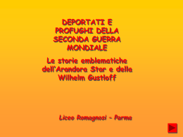 Deportati e profughi della seconda guerra mondiale. Le storie