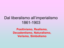 Dal liberalismo all`imperialismo 1861-1903