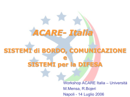 SISTEMI DI BORDO
