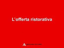 L`offerta ristorativa - Presentazione personalizzabile in PowerPoint