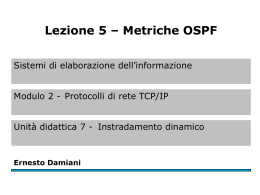 Metriche OSPF