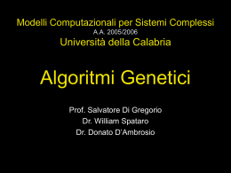Lucidi Algoritmi Genetici