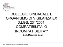 Dott. Massimo Boidi - Ordine dei Dottori Commercialisti e degli