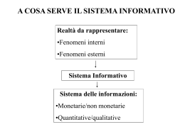 LE APPLICAZIONI DI PRIMO E SECONDO LIVELLO