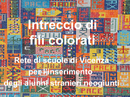 Intreccio di fili colorati - IC Vicenza 4