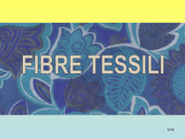 le fibre tessili - Mazzini
