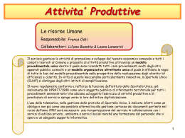 Attivita` Produttive - Comune di Sasso Marconi
