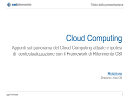 Titolo della presentazione - eee