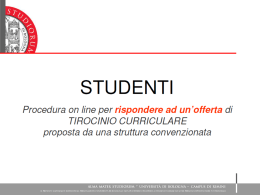 Studenti-come rispondere a offerta di tirocinio