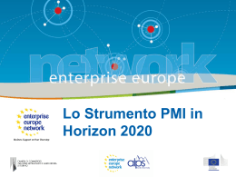 Lo Strumento PMI in Horizon 2020