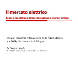 Market design