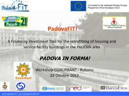 Il Progetto Padova FIT!