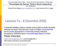Lezione 7a