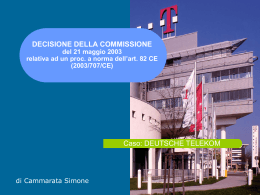 DECISIONE DELLA COMMISSIONE del 21