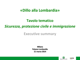 Leggi Executive summary