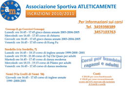 Associazione Sportiva ATLETICAMENTE Gonzaga