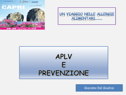 APLV e Prevenzione