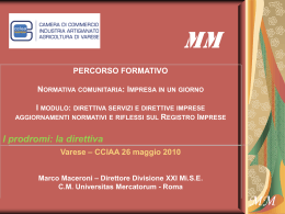 MM - CCIAA di Varese - Camere di Commercio