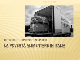La povertà alimentare in Italia