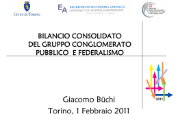Il bilancio consolidato del Comune di Torino