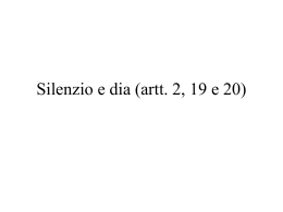 silenzio e scia - alfabetico dei docenti 2009