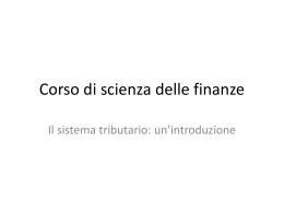 Corso di SdF_Il sistema tributario_2003