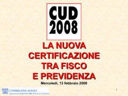 CUD 2008 - Diapositive 13 febb. 2008