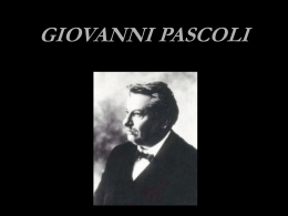 ppt Giovanni Pascoli