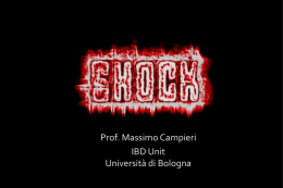 LO SHOCK - Università di Bologna