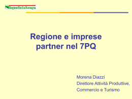 Regione e imprese partner nel 7PQ - Confindustria Emilia