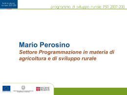 Mario Perosino - Regione Piemonte