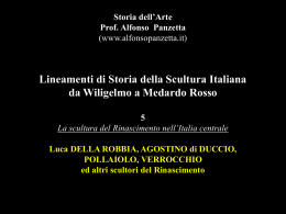 Lineamenti di Storia della Scultura Italiana da Wiligelmo a Medardo